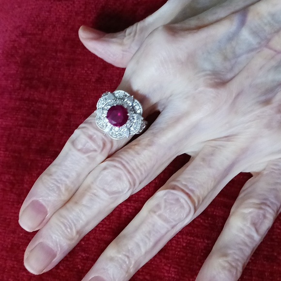 Vanna K Ruby Ring Size 6 - Picture 11 of 12